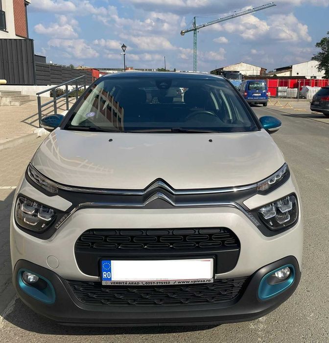 Citroen C3 - an 2022, 1.2 benzină - impecabilă. Inmatriculată.