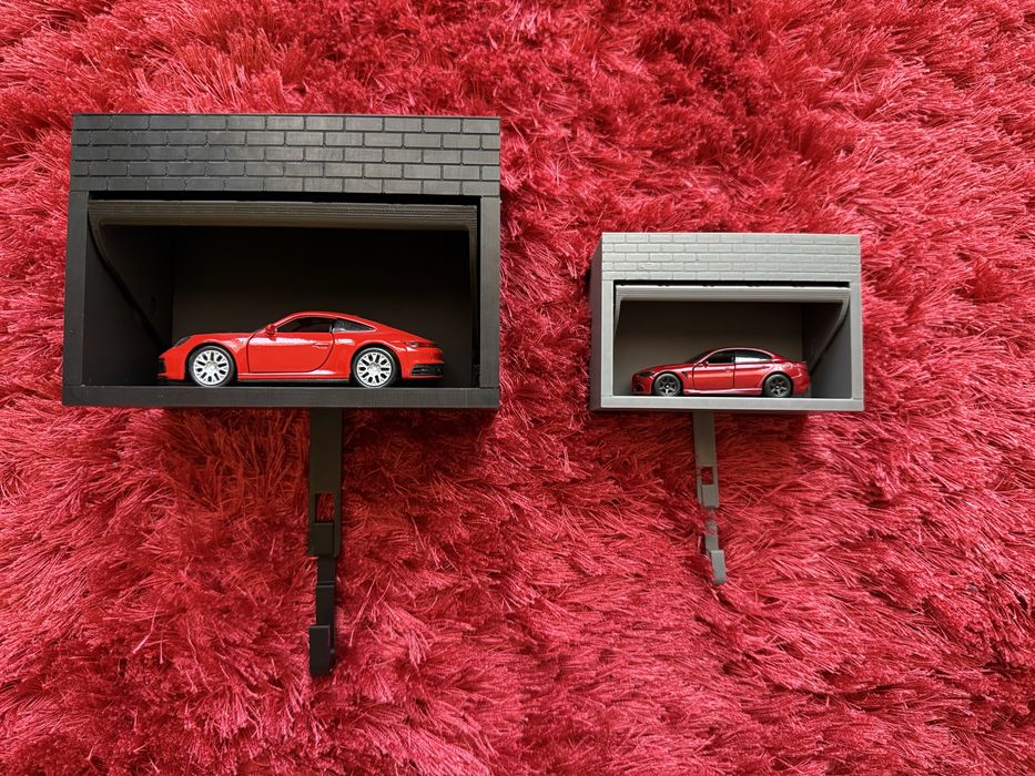 Suport Chei Auto Cu Mini Garaj Automat Pentru Hot Wheels Macheta 1:xx