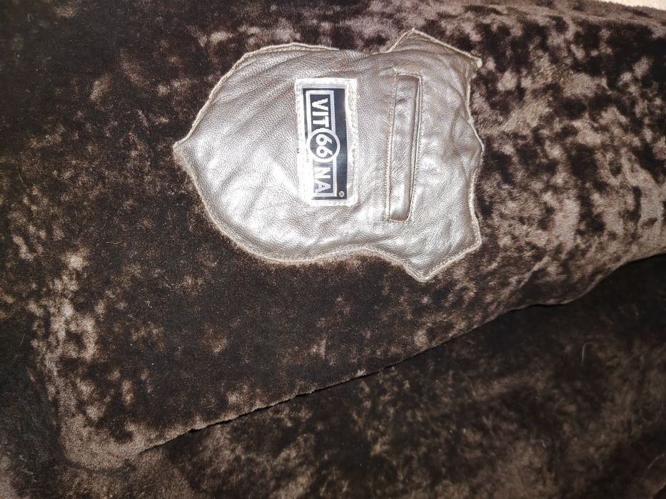 Кожаная куртка- полупольто