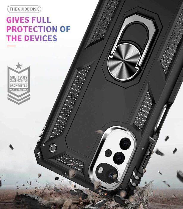 Motorola G22 E32 G50 G60 G51 G71 G52 G82 Удароустойчив Кейс Гръб VEGA