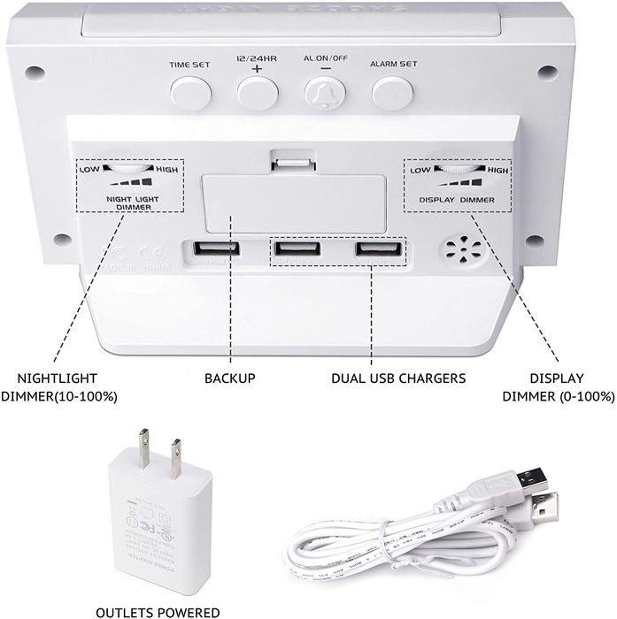 Часы будильник с ночником есть и другие варианты в ассортименте