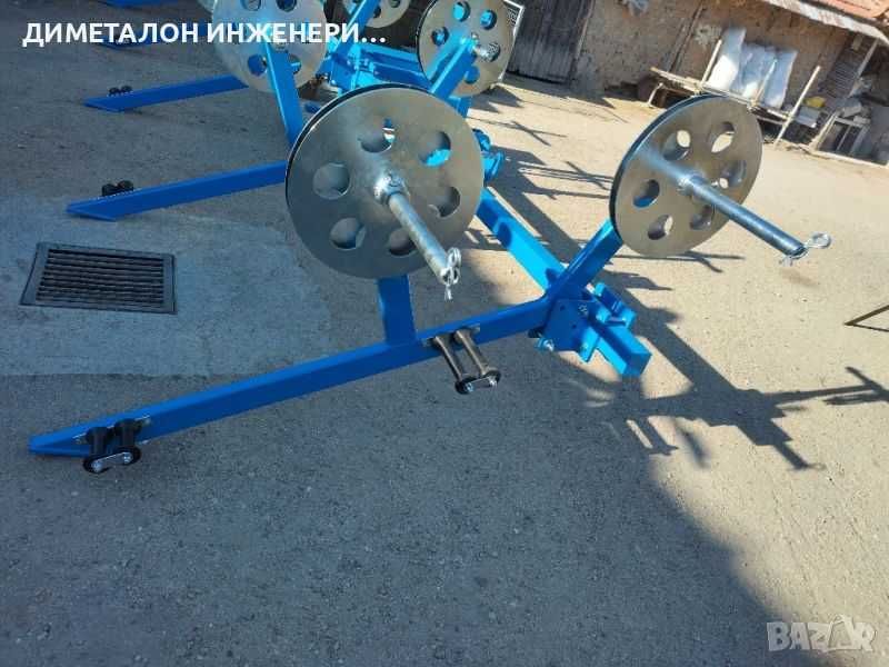 Машина за полагане на капков маркуч за царевица и д-р. култури