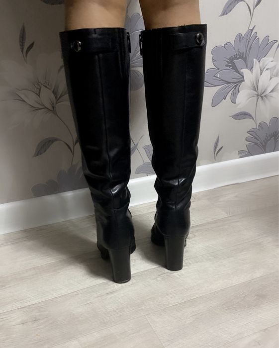 Зимние натуральные сапоги