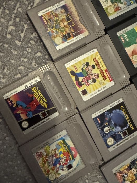 Colectie casete Gameboy clasic -color