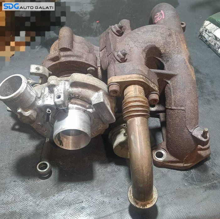 Turbo Turbina Turbosuflanta Fiat Doblo 1.9 JTD 2001 - 2005 Cod 55191595 [M9664]