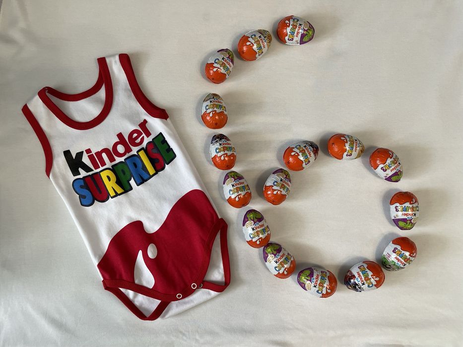 Детский боди kinder surprise