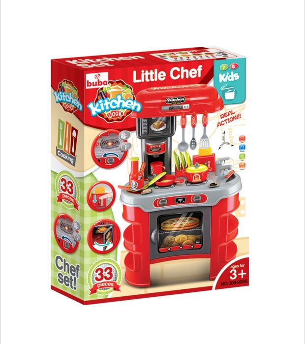 Детска детски кухня кухни със звук и светлина