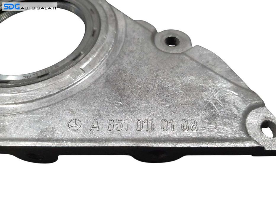 Capac Flansa Simering Vibrochen Arbore Cotit Mercedes Clasa SLK Class R171 2.2 CDI 2004 - 2011 Cod A6510110108 [N3235]