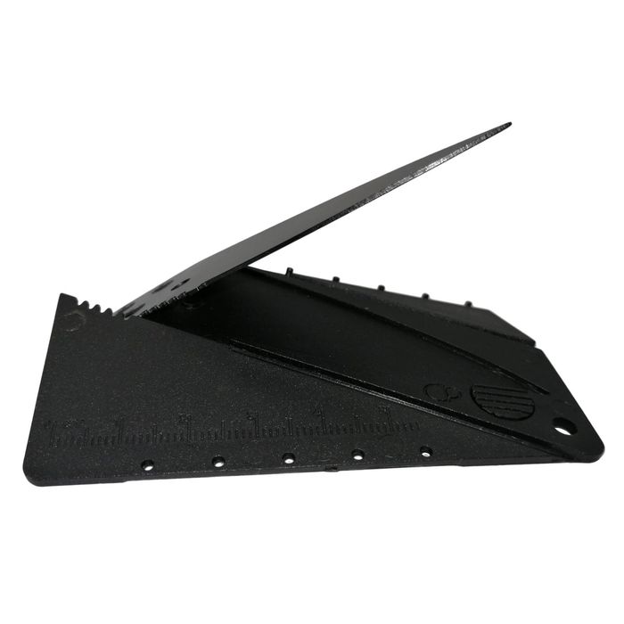 Cutit pliabil DEPOX®, House of Cards, negru, 14.5 cm