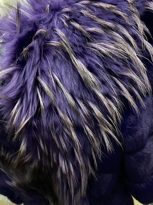 Шуба чернобурка натуральная