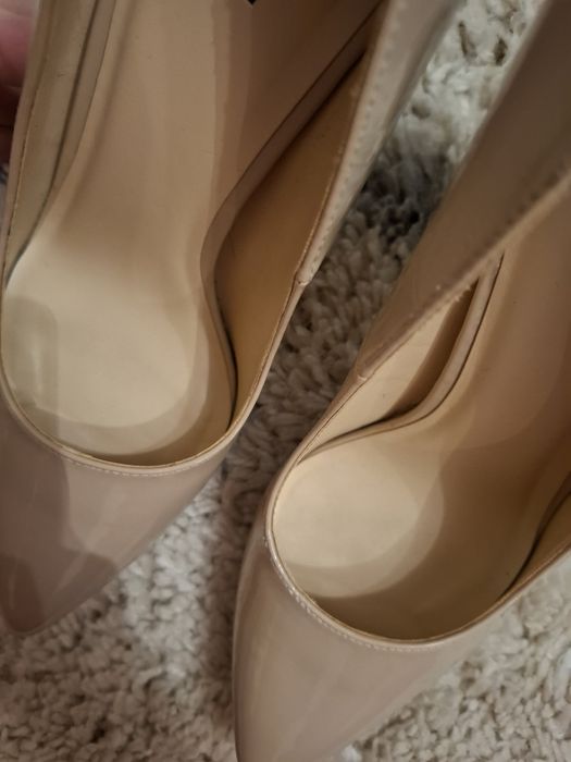 Pantofi stiletto bej Graceland 39