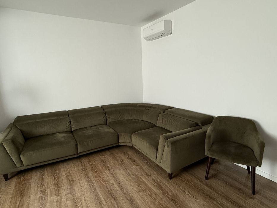 Set Canapea -  fotoliu - draperii