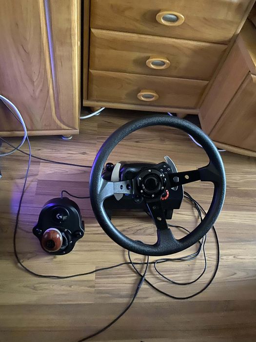 Волан Logitech g29 + custom wheel & wheel adapter