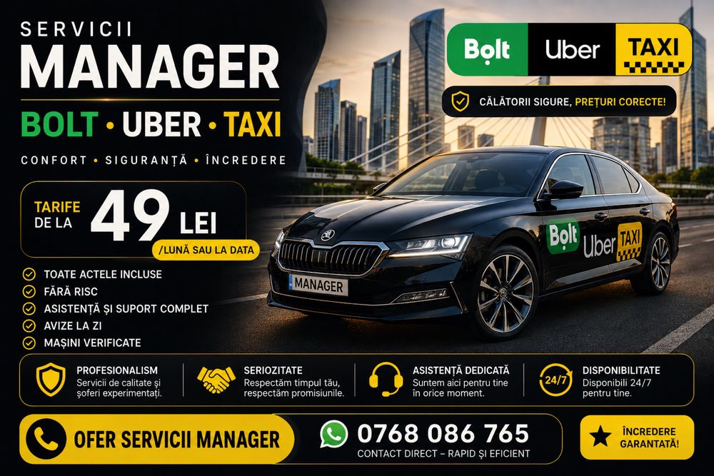 Manager uber bolt