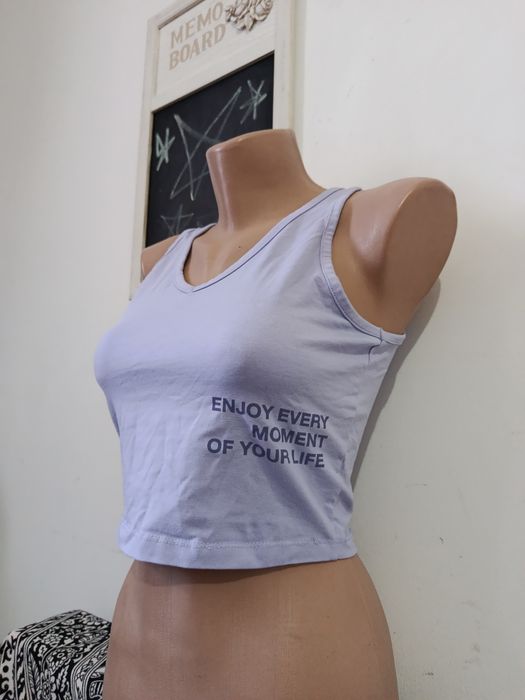 Bluza scurta top sport Buffalo Enjoy every moment of your life Xs-S
