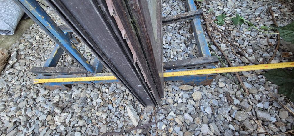 Ușa terasa tamplarie pvc doua canate 1280 x 2160 mm, profil Rehau Euro 70
