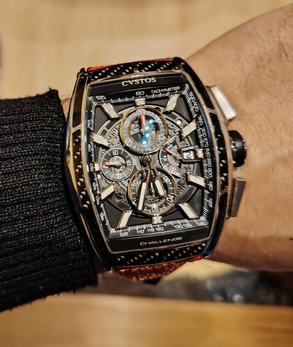 Часовник CVSTOS Challenge lI GT Chrono Carbon Limited Edition