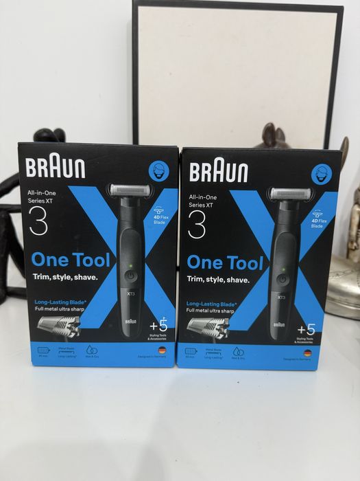 Aparat hibrid de barbierit si tuns  Braun All-in-One Series XT 3