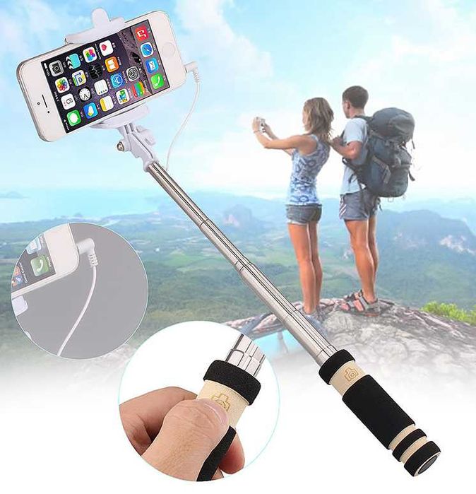 НОВ SELFIE STICK (СЕЛФИ СТИКОВЕ) Селфи Стик.Работи с Android и iPhone.
