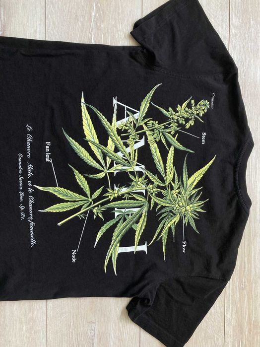 Amiri Cannabis Logo мъжка черна тениска размер M