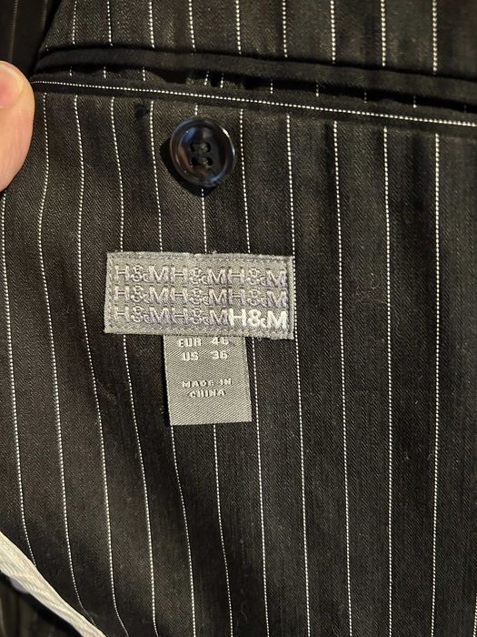 3 едноцветни ризи Benetton, Zara x 2 + раирано сако H&M