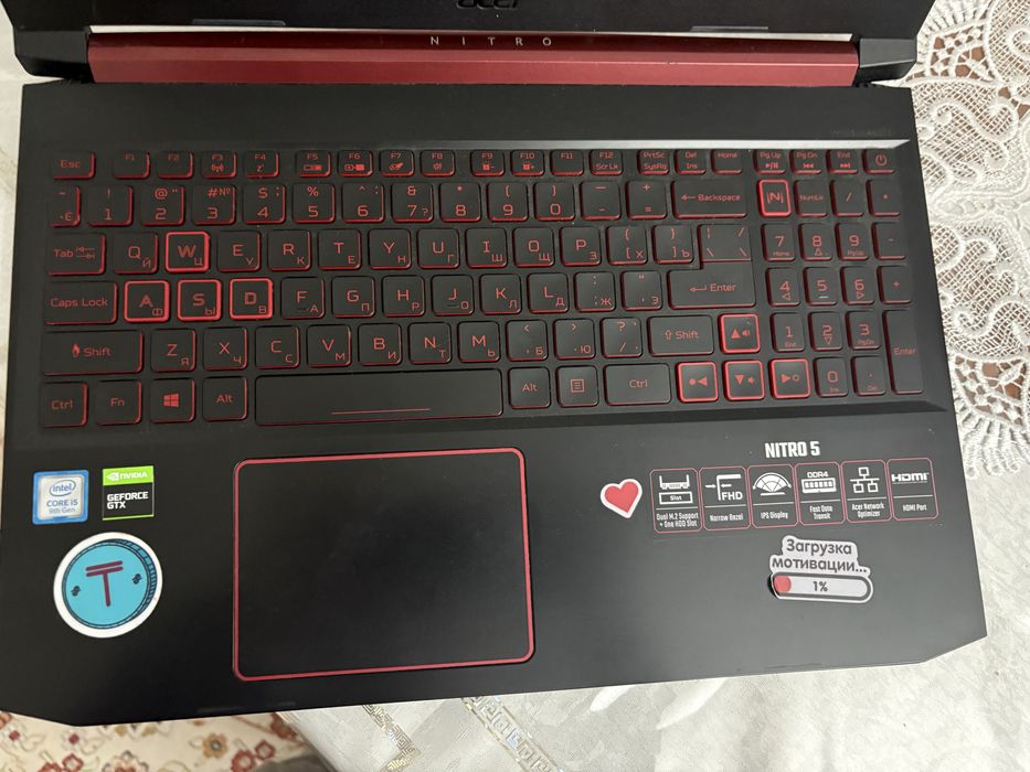 Acer nitro 5 в хорошем сост.
