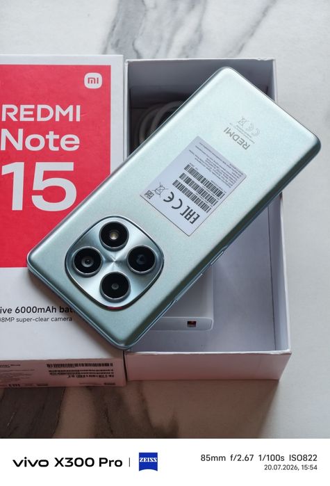 Redmi Note 15 256 gb Ram 8