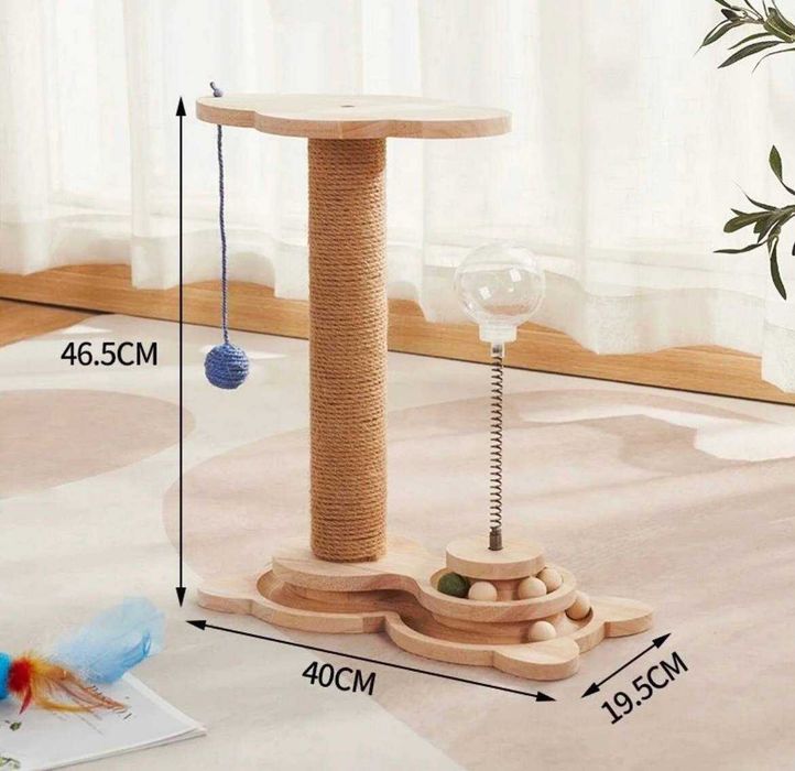 Нова Стабилна плюшена котешка катерушка