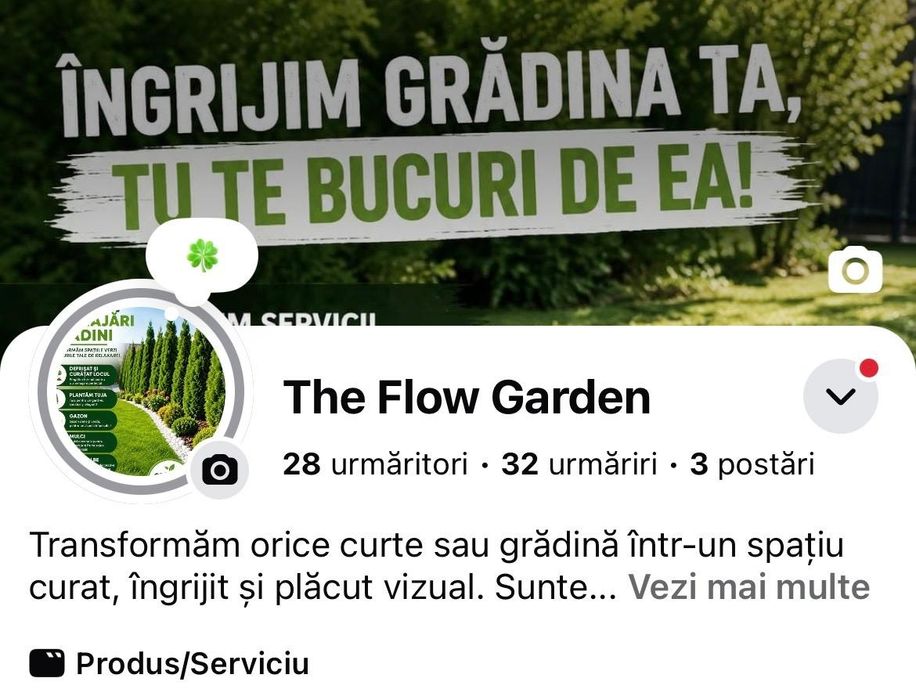 Curățare / Cosire / Plantare / Îngrijrire