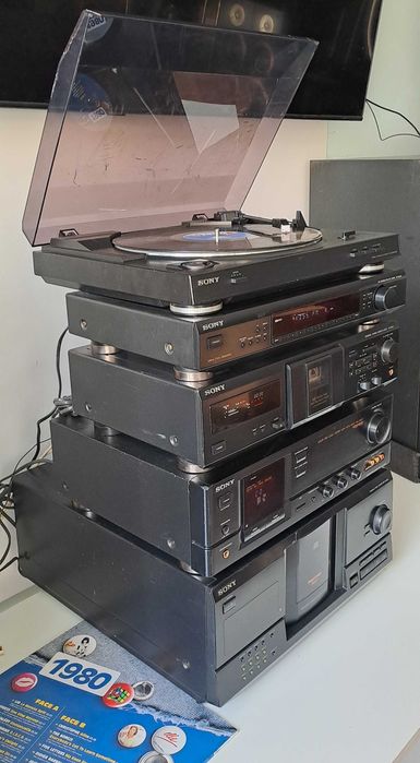 Sony Amplificator Japan Pickup Deck CD Tuner Linie 5 Piese
