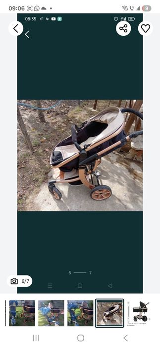 Carucior Visoli Gold Pliabil plus