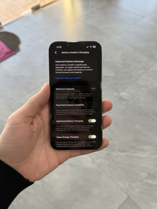 13 Pro 128gb 76% full komplekt