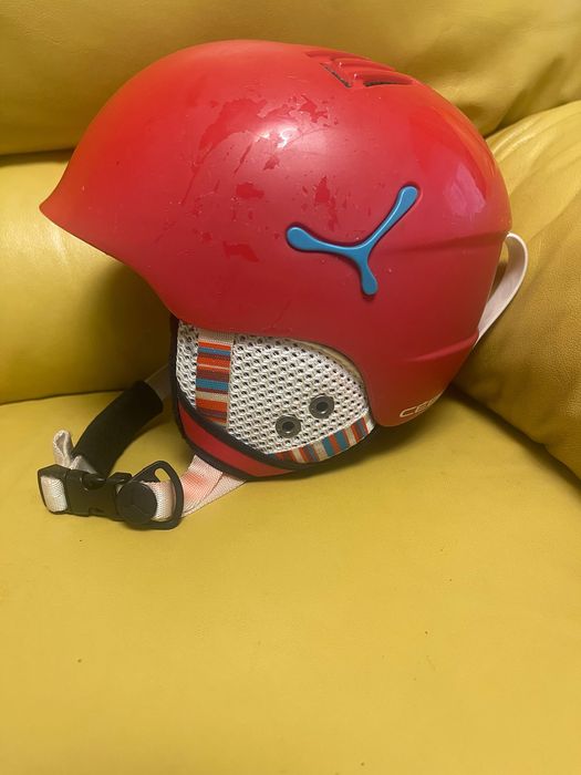 Vând casca rosie schi copii 52-54 cm