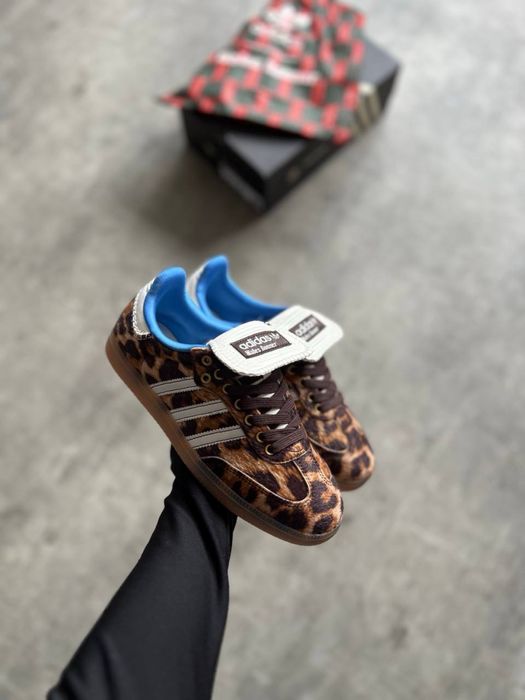 Отново Дамски Adidas X Wales Bonner Samba Leopard