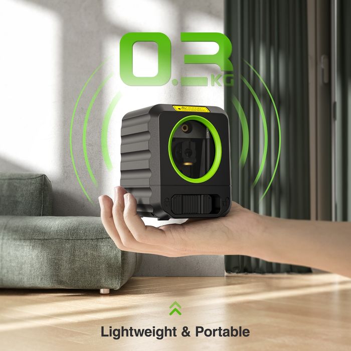 Самонивелиращ нивелир Huepar зелен лъч