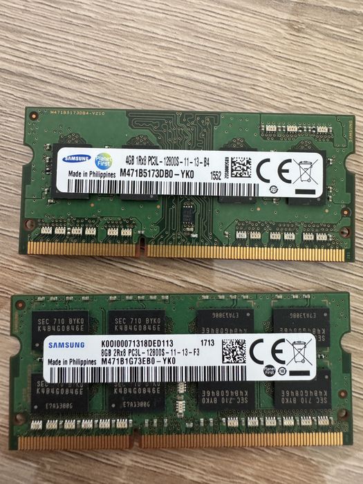 RAM рам  памети Samsung 4GB 8GB PC3L-12800S