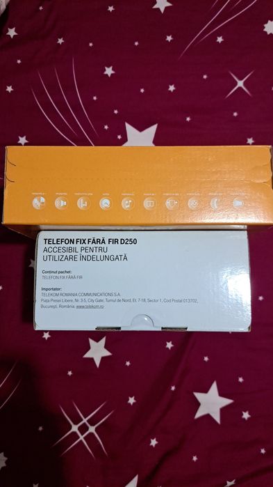 Telefon fix, portabil, nou.