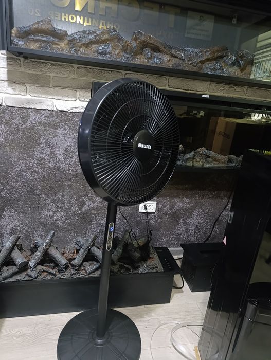 Напольный инверторный вентилятор AIWA с пультом и дисплеем — Премиум-к