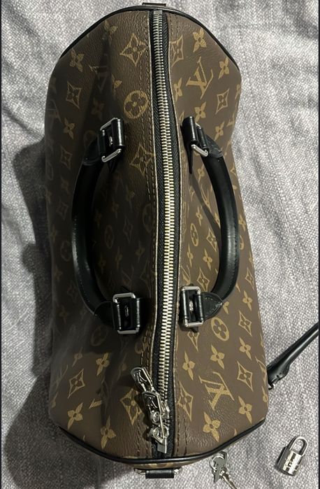 Louis Vuitton Speedy Soft 30 Dark Bag