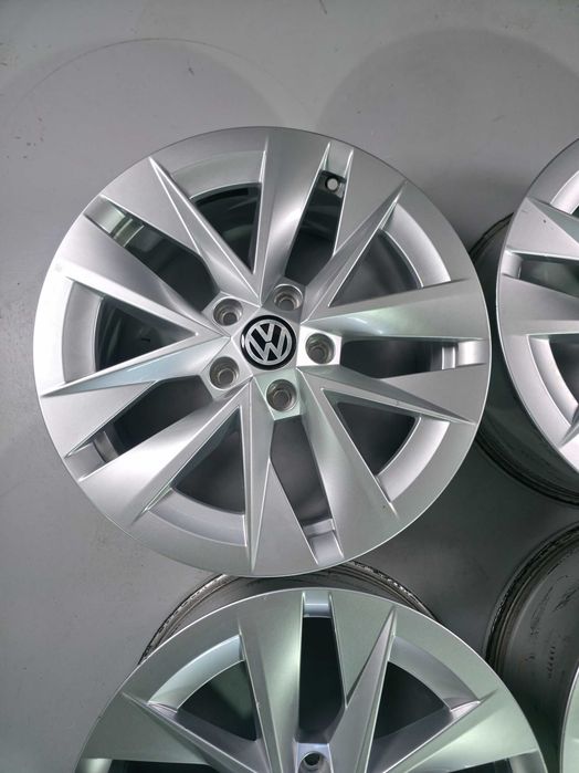 4 Jante Aliaj 5x112 17'' 7J ET 46 OEM Skoda Octavia 4 Superb Karoq Kodiaq / VW Passat Touran Sharan Golf Tiguan Caddy / SEAT CUPRA