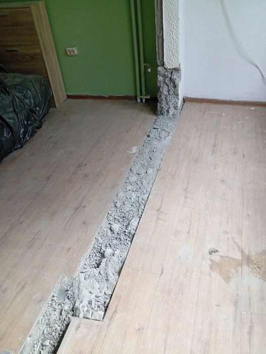 Къртене на баня, комини подпрозорец балкони, замазка, и други