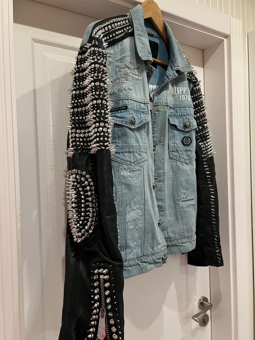 100% Philipp Plein original denim jacket