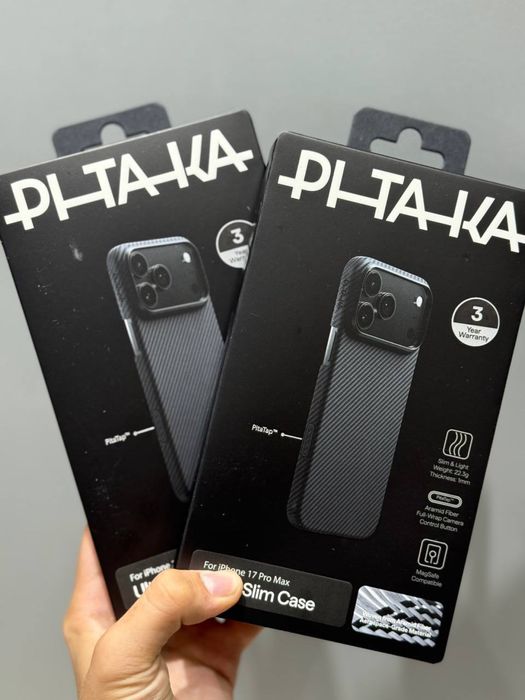 Pitaka original 17 pro max black новый цвет черный