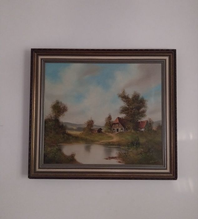 Pictură veche - Ulei pe pânză - Autor austriac