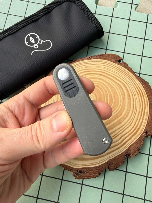 Baby Barlow knife - Darkened Titanium "URBAN EDC"