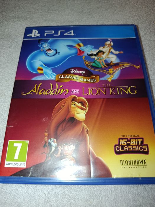 Aladdin si Lion King PS4   2 jocuri in 1  playstation 4 Aladin si Leul