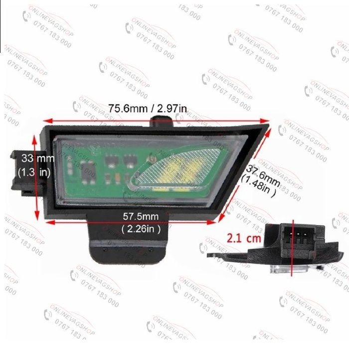 Lampi led sub oglinda Volkswagen Golf 7, Touran 5T