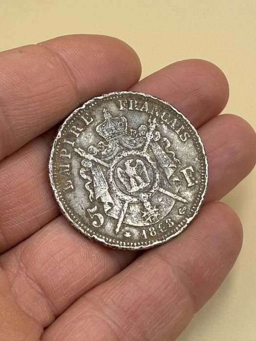 Moneda veche argint franta