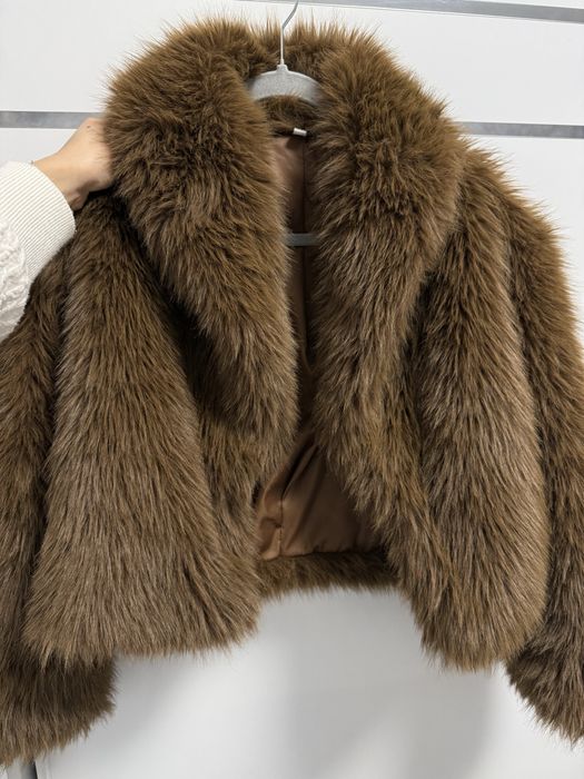 Дамско яке (кафяв)