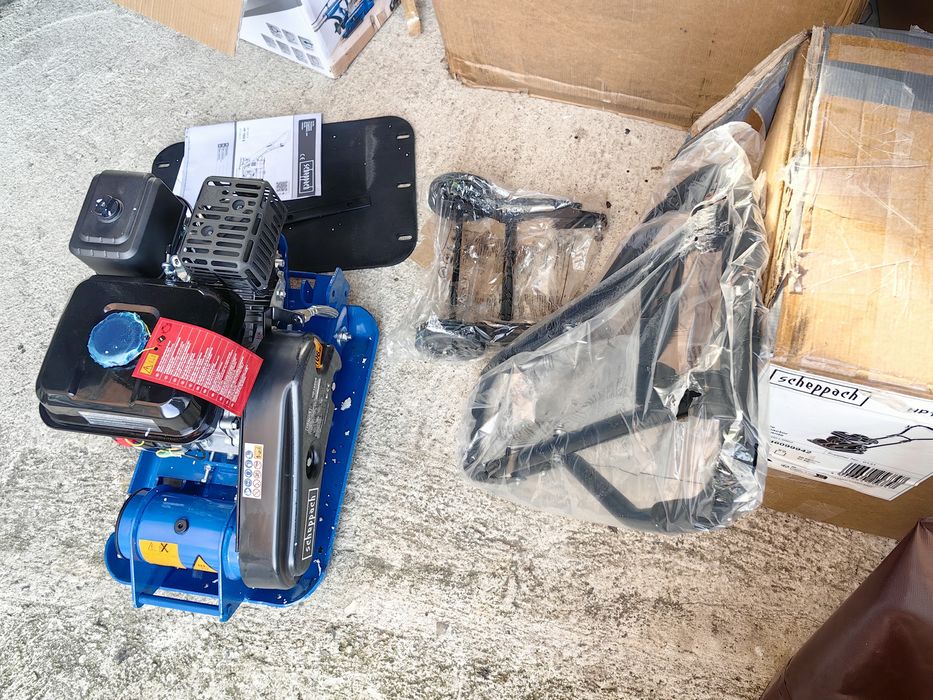 Моторна трамбовка / виброплоча Scheppach HP1900S /